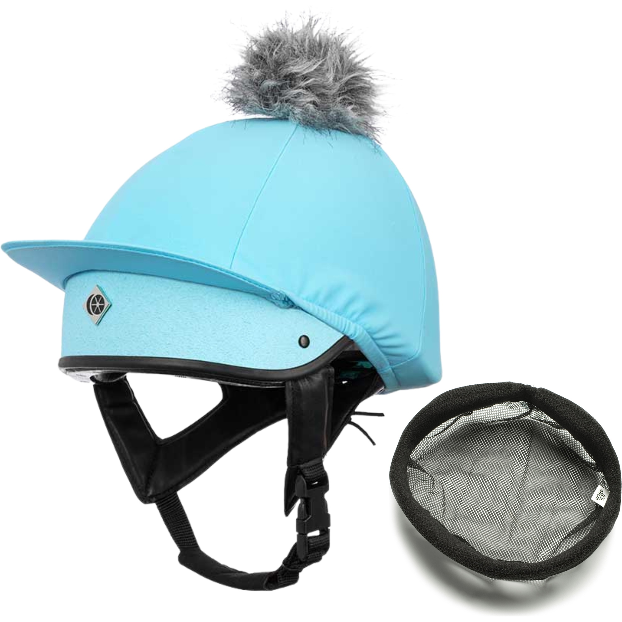 2026 Charles Owen Harlow JS1 Pro Jockey Crâne Avec Doublure BBHAR1 - Baby Blue